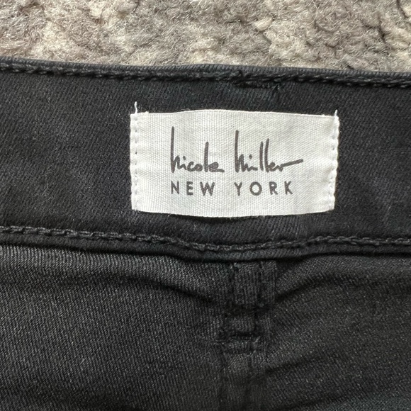 Nicole Miller Women's Black Straight Leg Jeans size 14 (M127) never worn - Picture 4 of 11